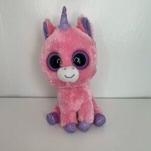 Ty Beanie Boos Magic the Pink Unicorn Plush